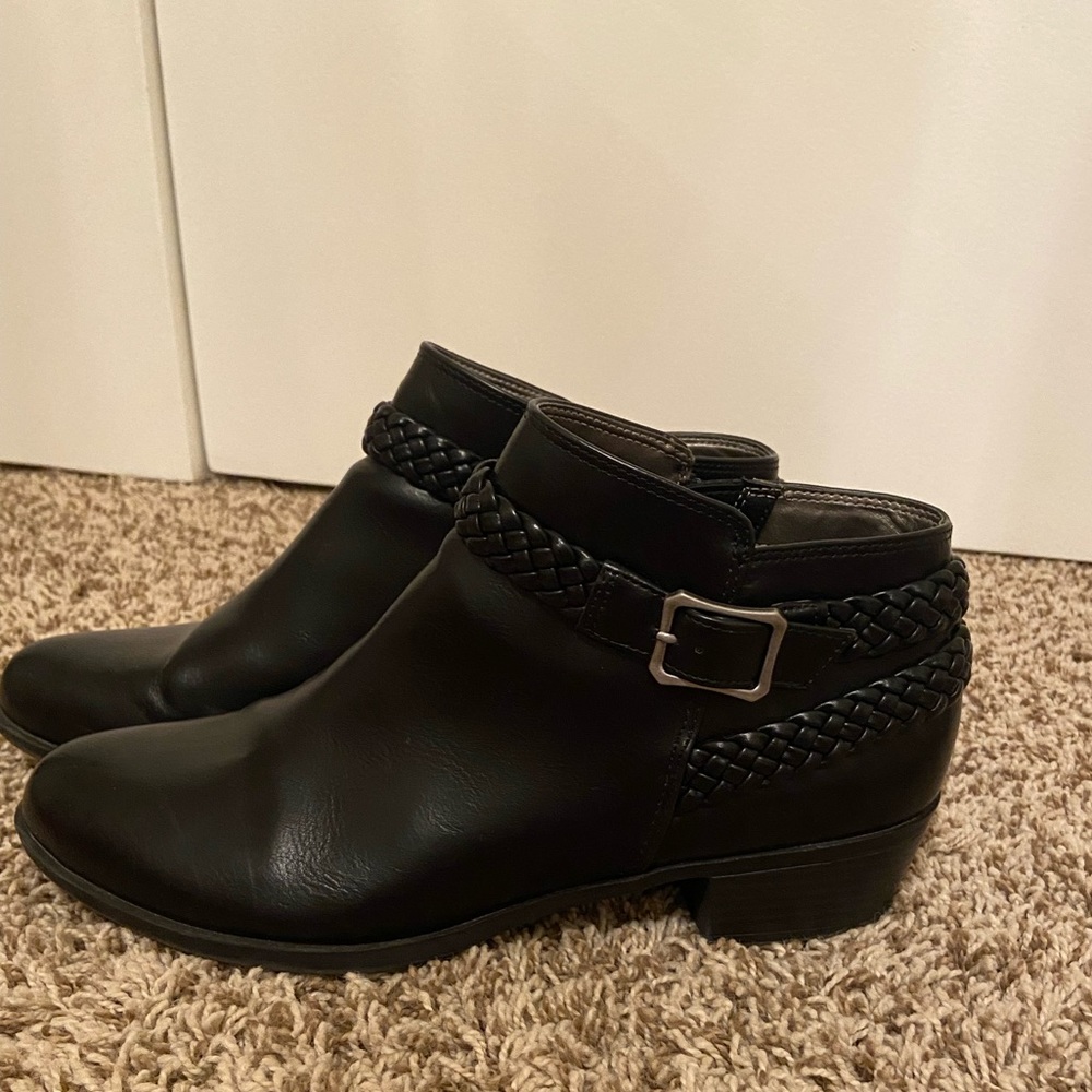 LifeStride brand booties, size 10, Worn once, almost new condition.